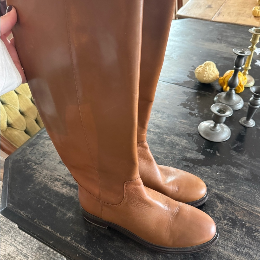 Madewell The Drumgold Tan Leather boot